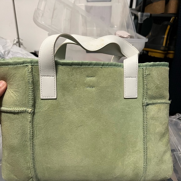 Green Ugg Shearling tote shopper - Picture 3 of 3